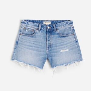 Madewell The Brynn Light Blue Jean Shorts